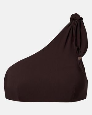 Brunello Cucinelli Bikini-Oberteil Monili - Braun