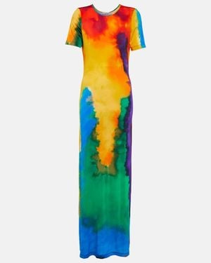 Rabanne Printed Maxi Dress - Blue