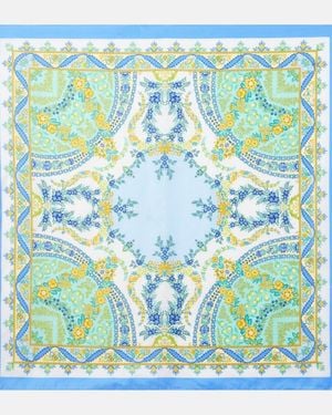 Etro Tuch Aus Seiden-Twill - Grün