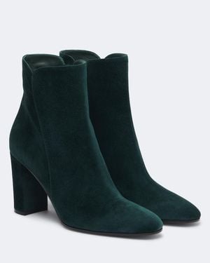 Gianvito Rossi Suede Ankle Boots - Green