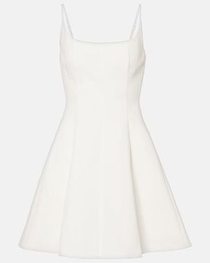 STAUD Bridal Joy Cotton-Blend Minidress - White