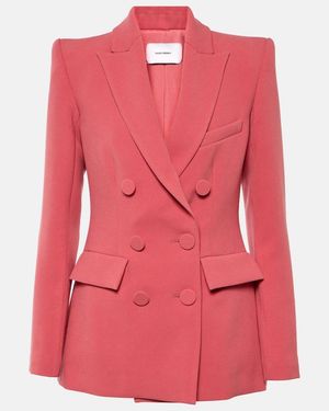 Alex Perry Crepe Blazer - Pink
