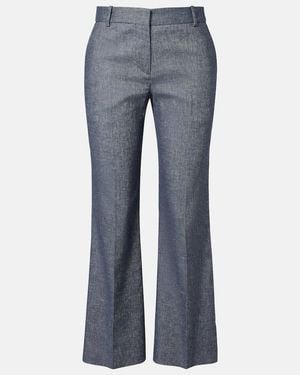 Altuzarra Fossett Bootcut Pants - Blue