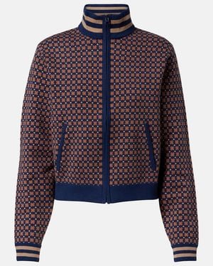 The Upside Lumiere Margot Cotton-Blend Jumper - Blue