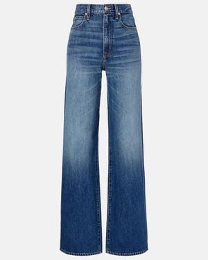 SLVRLAKE Denim Jeans Anchos Eva Con Efecto Desgastado - Azul