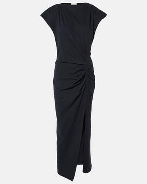 Isabel Marant Nadela Cotton Jersey Maxi Dress - Blue