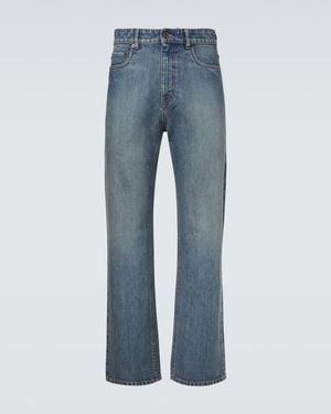 Miu Miu Straight Jeans - Blau