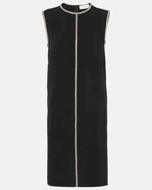 Sportmax Earry Embellished Cady Minidress - Black