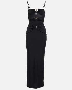 Christopher Esber Pierced Orbit Maxi Dress - Black