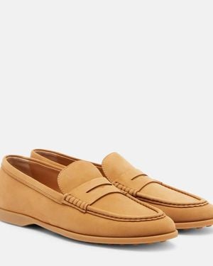 Tod's Loafers Gommino Aus Veloursleder - Braun
