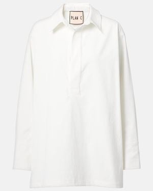 Plan C Oversized Shirt - White