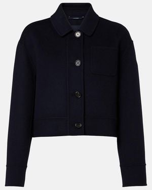 Max Mara Virgin Wool Jacket - Blue