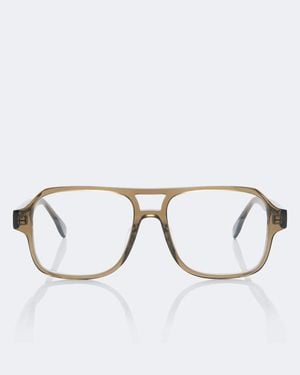 Fendi Aviator-Brille Ff Squared - Braun
