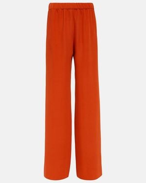 Valentino Cady Couture Wide-Leg Trousers - Orange