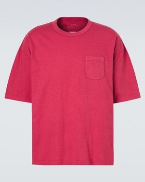 Visvim Mondo Oversized Cotton Jersey T-Shirt - Red