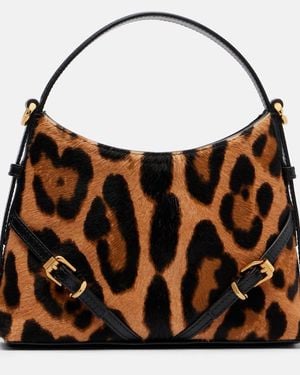 Givenchy Schultertasche Voyou Mini Aus Kalbshaar - Braun