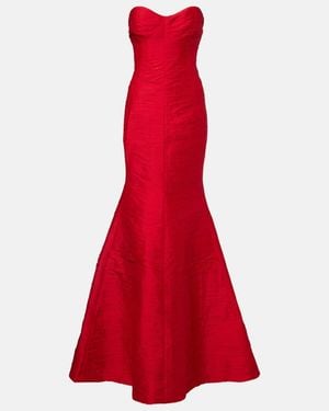 Marmar Halim Bustier Gown - Red