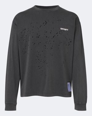 Satisfy Longsleeve Mothtech Aus Baumwolle - Grau