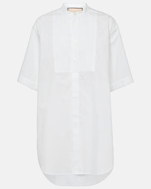 Plan C Cotton Shirt - White