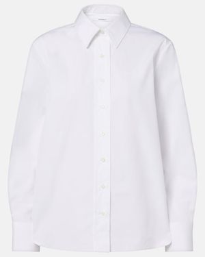 Givenchy Hemd Aus Baumwollpopeline - Weiß