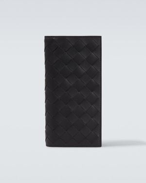 Bottega Veneta Intrecciato Leather Wallet - Black