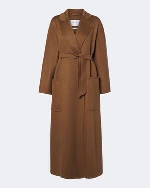 Max Mara Mantel Aus Kaschmir - Braun