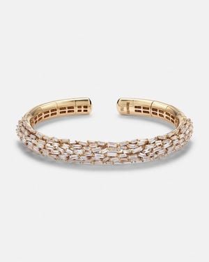 Suzanne Kalan Pulsera De Oro De 18 Ct Con Diamantes - Metálico