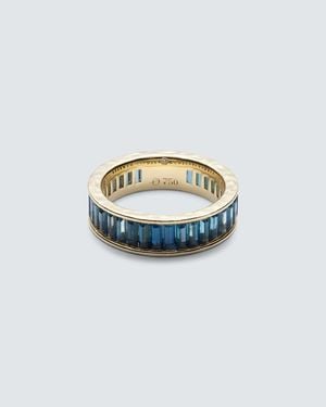 Octavia Elizabeth 18Kt Ring With With Topazes - White