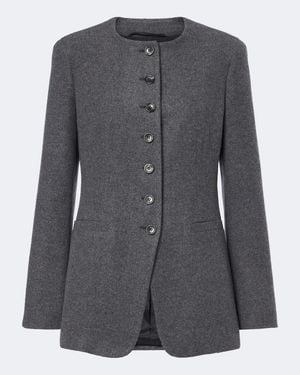 Max Mara Jacke Aus Kaschmir - Schwarz