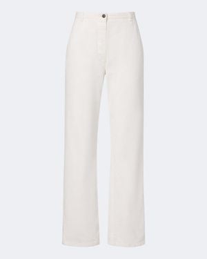 The Row Berit Wide-Leg Jeans - White