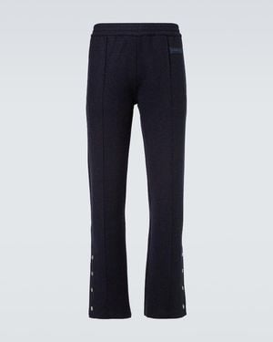 Givenchy Wool And Cashmere-Blend Trousers - Blue