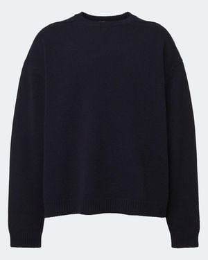Studio Nicholson Hemyl Oversized Wool Sweater - Blue