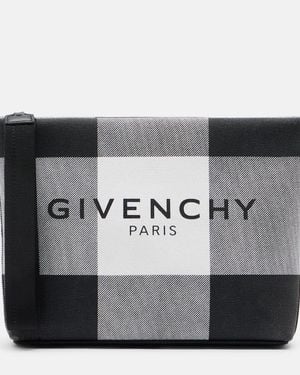 Givenchy Logo Checked Pouch - Black