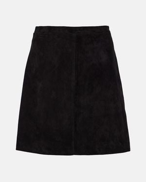Stouls Lucie Leather Miniskirt - Black