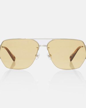 Jacquemus Aviator-Sonnenbrille - Natur