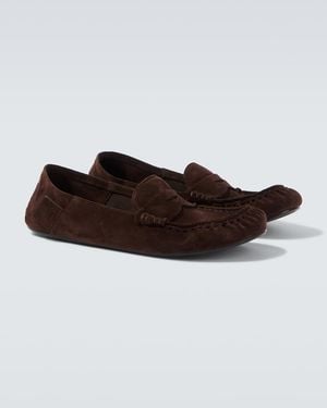 Acne Studios Bojan Suede Loafers - Brown