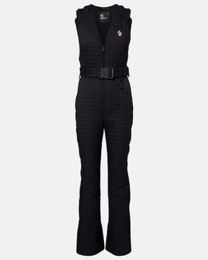 Moncler Belted Ski Suit - Blue