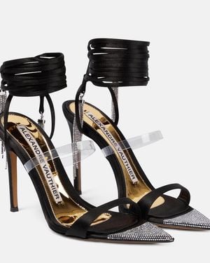 Alexandre Vauthier Verzierte Sandalen Metafisico 105 - Schwarz