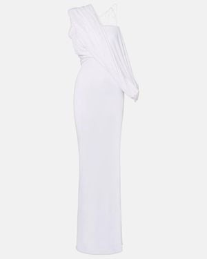 Christopher Esber Aiba Draped Jersey Maxi Dress - White