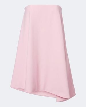 Jil Sander Bustier-Minikleid Aus Schurwolle - Pink