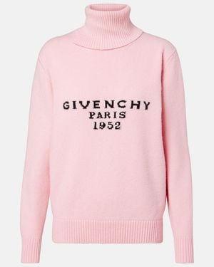 Givenchy Pullover Aus Wolle Und Kaschmir - Pink
