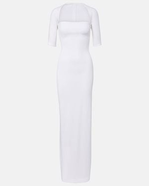 Jacquemus Robe Bolero Aus Jersey - Weiß