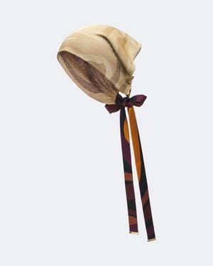 PUCCI Marmo Lurex Head Wrap - White