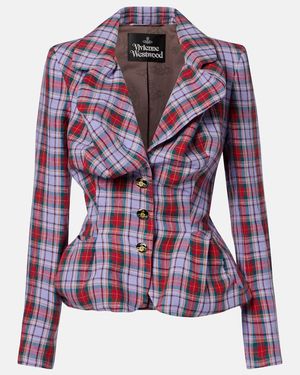 Vivienne Westwood Blazer Aus Leinen - Lila