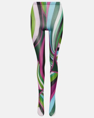 PUCCI Iride Tights - Green