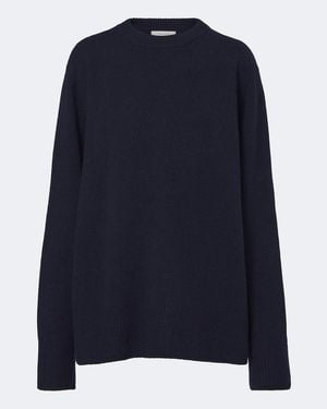The Row Pull Sibem En Laine Et Cachemire - Bleu