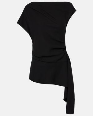 Jonathan Simkhai Saskia Draped Top - Black