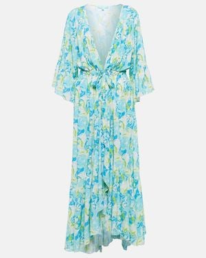 Melissa Odabash Melissa Printed Kaftan Dress - Blue