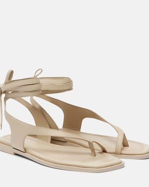 A.Emery Heidi Leather Sandals - Natural