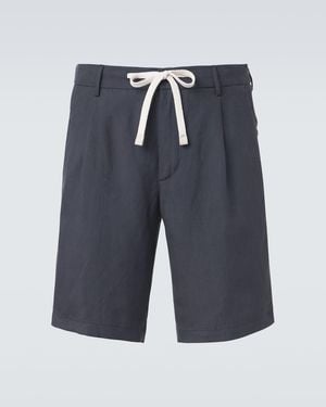 Eleventy Bermudas Con Cordon - Azul